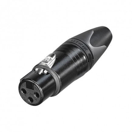 Neutrik NC3FXXB XLR 3P Connector, female